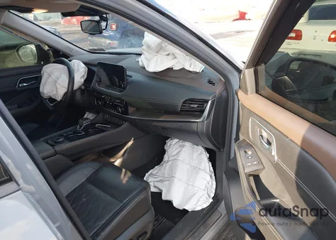 2021 Nissan Rogue Platinum Intelligent Awd из США, поврежденный, VIN JN8AT3DD8MW300239